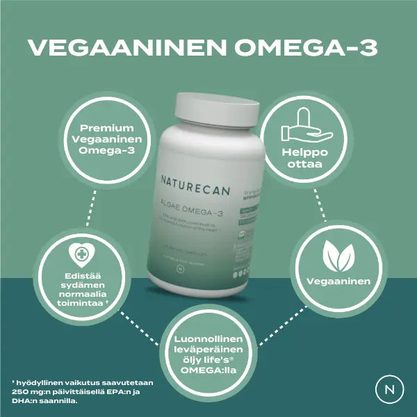 Vegaaniset Omega-3 Kapselit